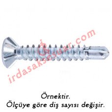 Vida YHB (Yıldız Havşa Başlı) Matkap Uclu Vida Selectron - 3.9 X 25